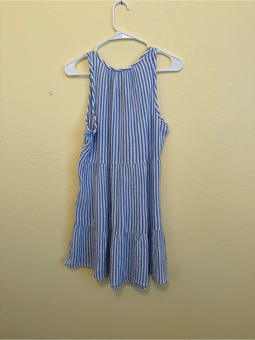 Universal Thread Blue and White Striped Tank Dress - Picture 3 of 5